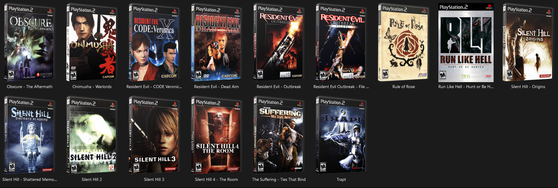 برنامج محاكي سوني 2 مع حزمة العاب الرعب جاهز للتشغيل بنظام وندوز 10 / 11