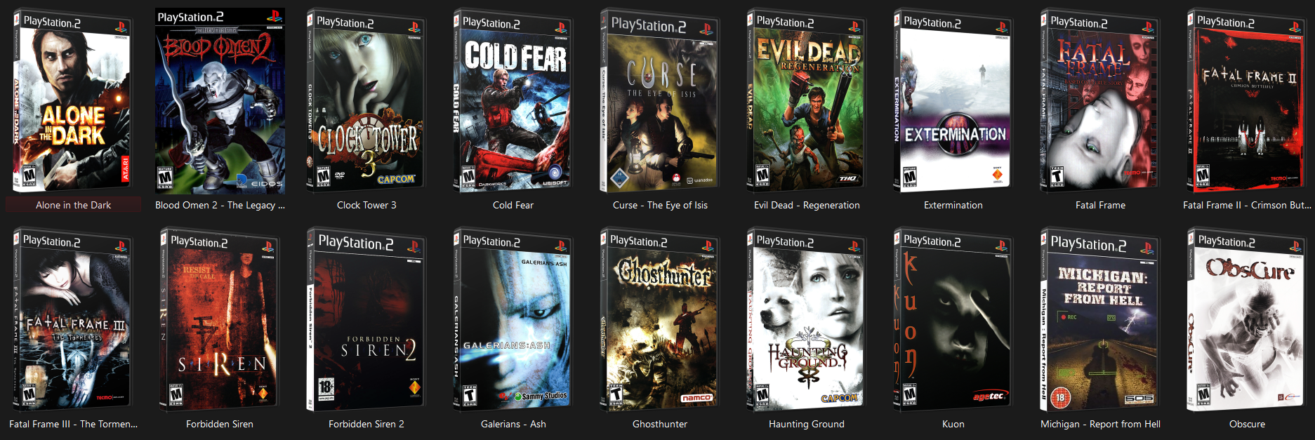 برنامج محاكي سوني 2 مع حزمة العاب الرعب جاهز للتشغيل بنظام وندوز 10 / 11